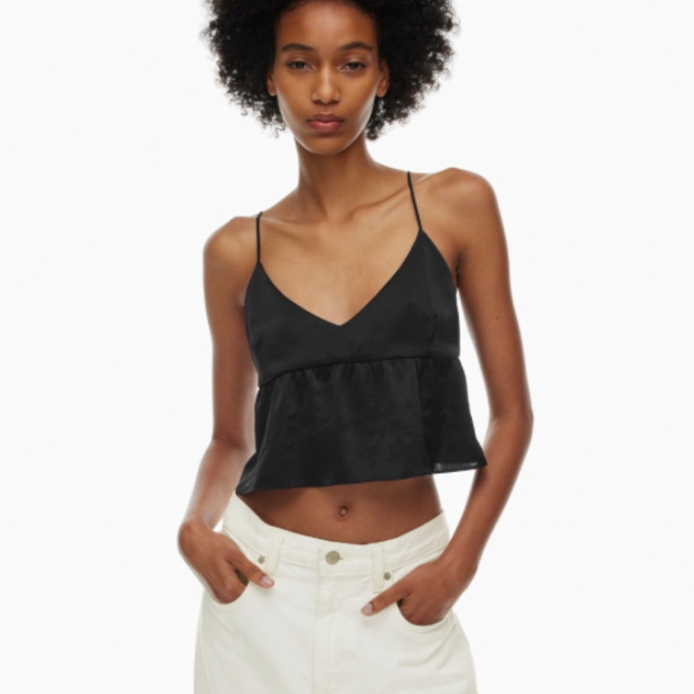 Sunday Best Lover Satin Crop top